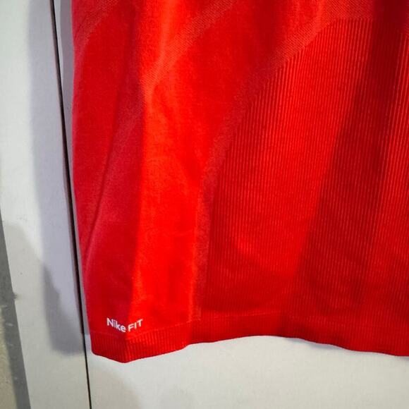 Nike Women’s 1/4 Zip Tank Top Orange Activewear - Picture 5 of 6